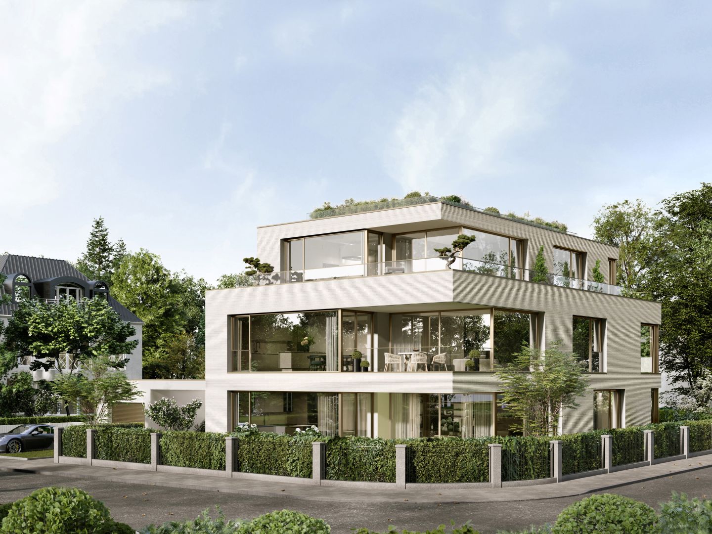 EDITION NP08 | Mehrfamilien-Villa in Bogenhausen (Visualisierung © BE EXTRAORDINARY)